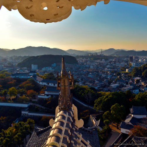Vista do topo do Castelo de Himeji