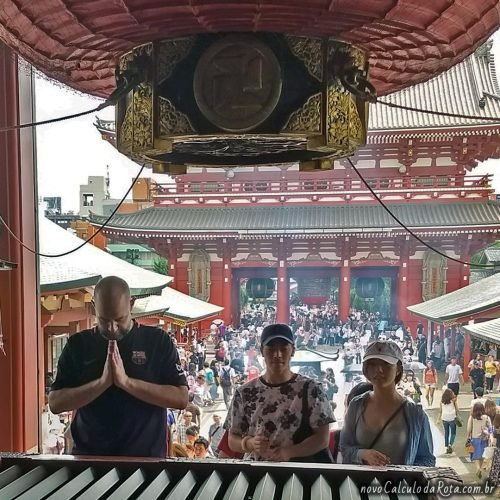 Agradecimento em Asakusa