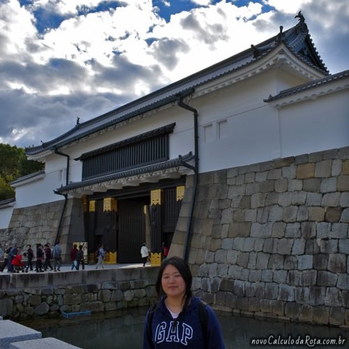 Castelo de Nijo em Kyoto - O portão de acesso