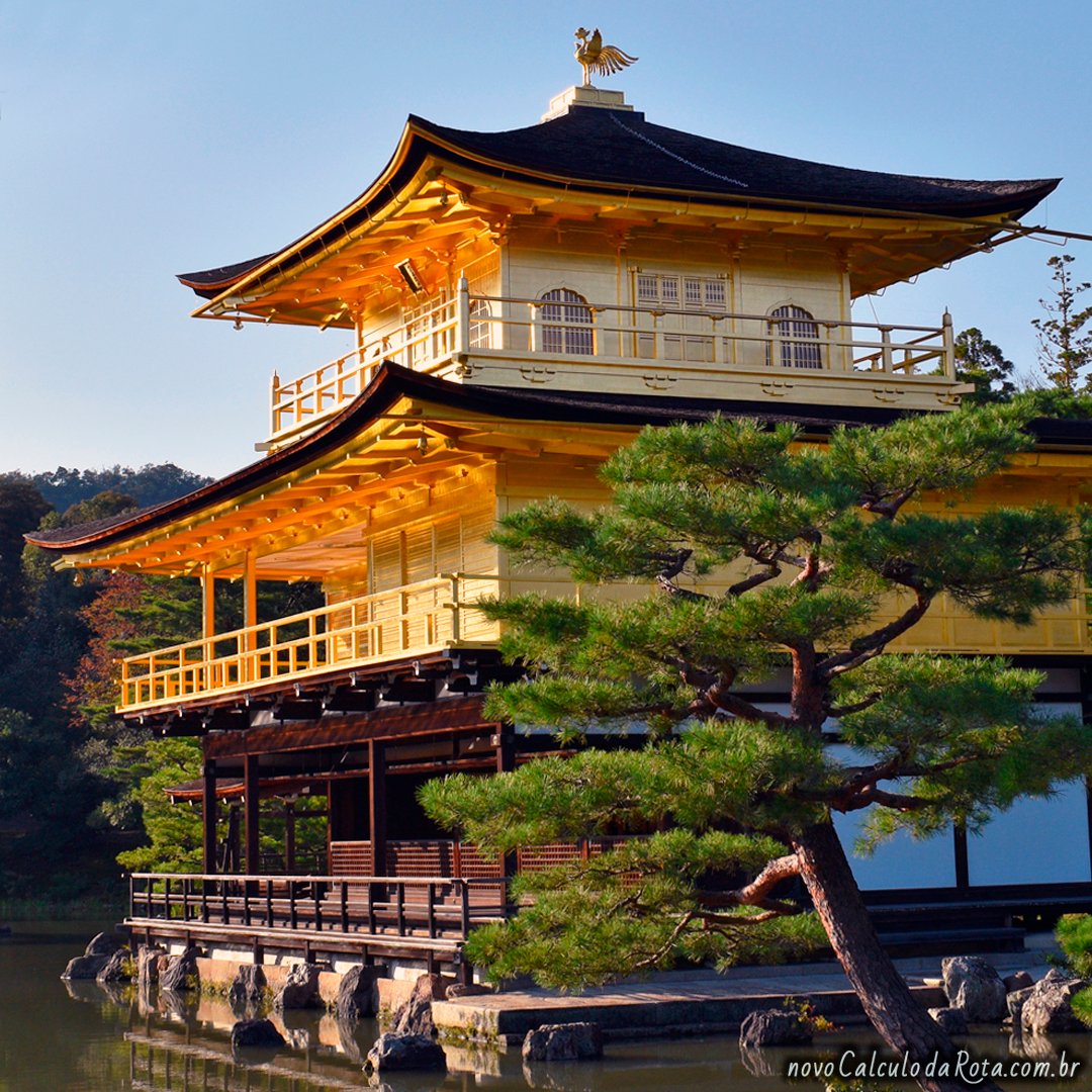 Kinkaku Ji O Templo Dourado Em Kyoto Viagens Novo Calculo Da Rota