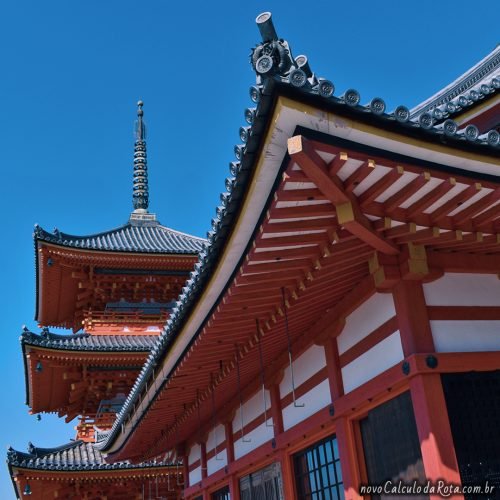 A arquitetura do Templo Kiyomizudera