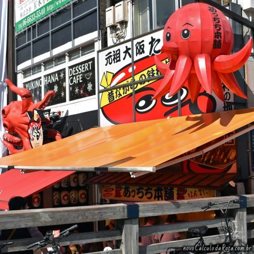 Mini roteiro de Osaka: O melhor takoyaki: Acchichi honpo Dotonbori