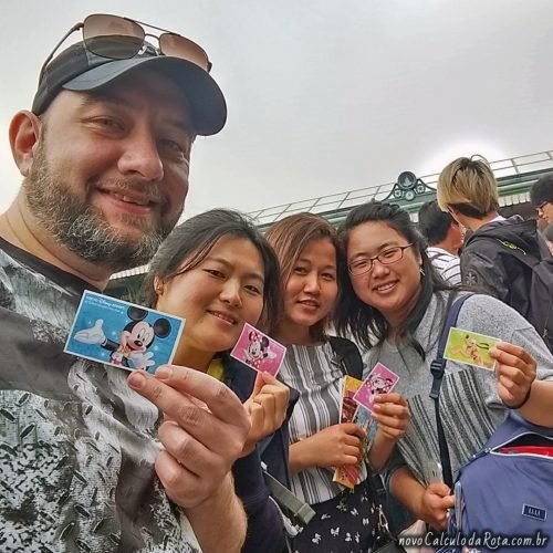 Os ingressos para a Tokyo Disney