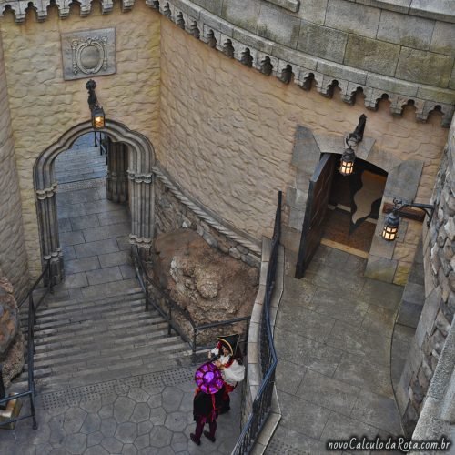 Castelo medieval no Tokyo DisneySea