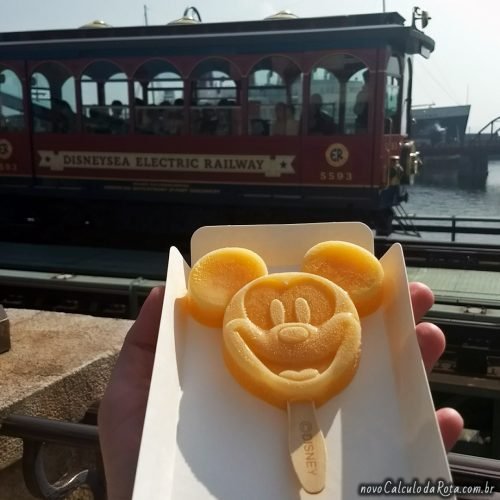 Sorvete do Mickey no Tokyo DisneySea