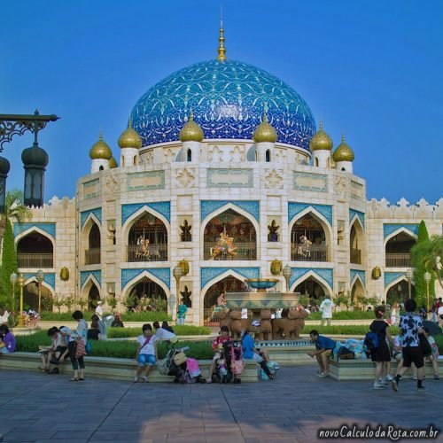 O cantinho árabe inspirado no Aladdin no Tokyo DisneySea