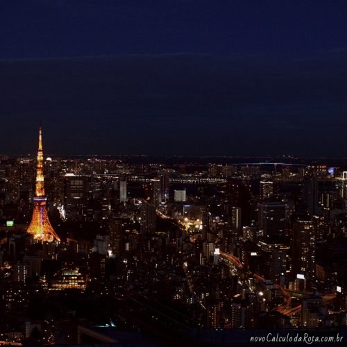 Roppongi Hills: A vista noturna de Tokyo
