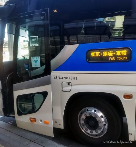The Narita Access - Ônibus barato do aeroporto de Narita até Tokyo