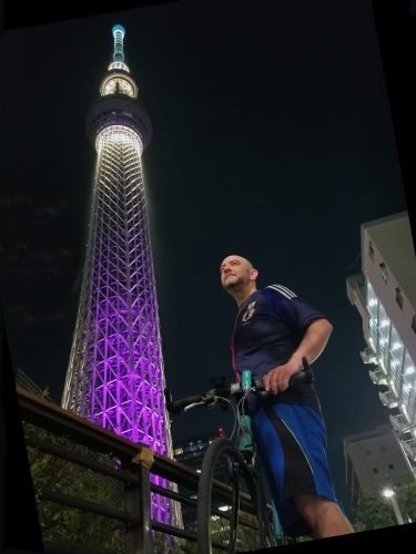 Tokyo Skytree num passeio noturno!